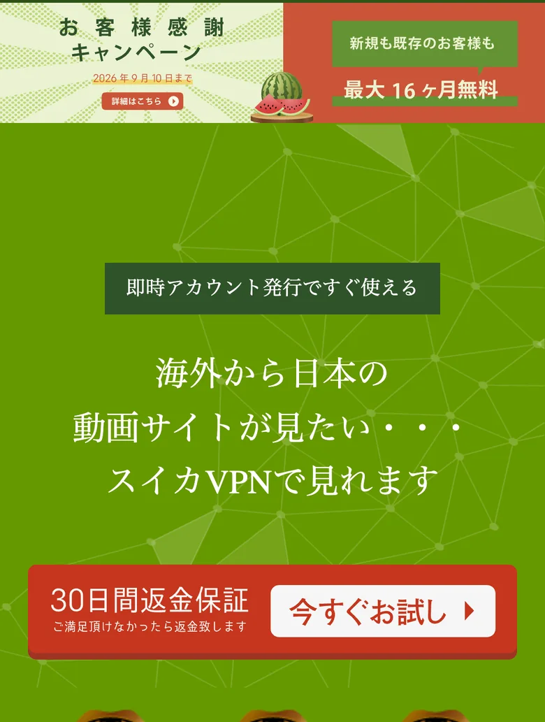 スイカVPNの公式サイト